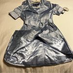 Blanc Noir NWT SAMPLE trench style dress. Blue SIZE SMALL Photo 5