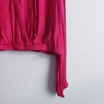 Rachel Roy Mock Wrap Long Sleeve Hot Pink Blouse Top Size XL Photo 4