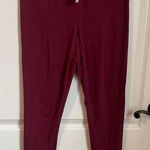 Old Navy Women's Petite Burgundy Leggings Size Small Casual Wear NWT Photo 0