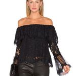 Alexis NEW Laurena Off the Shoulder Black Top Size XS Photo 1