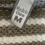 BKE  M Ribbed Thermal Henley Top Olive Stripe Y2K Layering Indie Grunge Photo 7