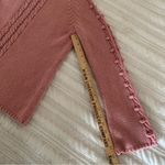 Westbound Vintage Hand Knit  Pink Wool Blend Sweater with Popcorn Texture Size M Photo 7