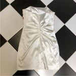 Jessica McClintock Vintage Y2K Gunne Sax Ivory Champagne Strapless Dress size S Photo 3