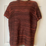 Jones New York Jones New York Orange Brown Short Sleeve Knit Sweater Women's Shirt Size XL Photo 0