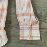 Faherty  Organic Cotton‎ Ollie Blouse - Size M - Aroma Plaid - NWT Photo 8