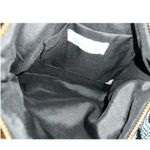 Denmari Punta Cana Beaded Clutch Black Pink Flamingos Tropical Leaves Handmade Photo 5