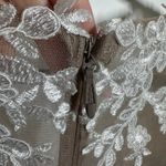 JJ's House Dress Women 12 Taupe Wedding Guest Mother of the Bride Formal Gown Tan Photo 7