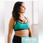 Zyia  Active Jade River Stone Light n Tight Adjustable Sport Bra Size XL Green Photo 2