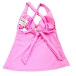 Jessica Simpson NWT Femme Pretty in Pique Strappy Back Swim Tankini Top Size S Photo 4