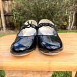Capezio Danshuz Black Patent Leather Tap Shoes Size 7.5 Photo 3