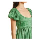 byTiMo Floral Jacquard Babydoll Mini‎ Dress Emerald Green Size XXL NWOT Photo 5