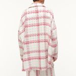 STAUD | NWT Bassetti Oversized Shirt Jacket Tea Towel Top M/L $395 Photo 1
