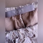 Tart Crochet Shorts  Beige Size M  Lightweight Pull One Photo 7