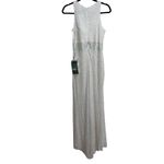 Mac Duggal NEW NWT Sequined Sleeveless V Neck Column Gown White Photo 5