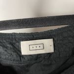 AYR  The Midsummer Top Black Women's Small Cotton Puff Half Sleeve Blouse Classic Photo 2