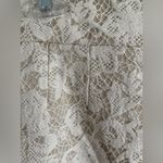 Cynthia Rowley π·πΈ NWT Cream and Tan Lace Skirt Photo 7