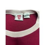 Levi's Vintage 1990's Red  Jeanswear Blue Embroidered Long Sleeve Sweater Medium Photo 3