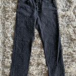 Levi's Black/Grey 501 Bejeweled Rock Stud High Waisted Jeans Photo 3