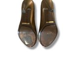 Cole Haan  Nike Air vintage Women's Gold Peep Toe heels Photo 8
