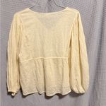 Old Navy  Cream Blouse with Textured Design Photo 1