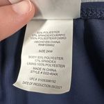 Del Raya Swim Skirt Womens 24W Navy Blue Plus Size Swimwear Skort Modest Lined Photo 2