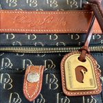 Dooney & Bourke Black and Brown Logo Satchel Photo 1