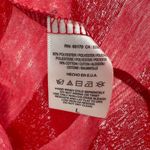 Pilcro and the Letterpress  Size Large Long Sleeve T-Shirt Red and Pink Striped Photo 3