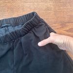 Brandy Melville  Gray Sweatshorts Size Small Loungewear Raw Hem Pockets Photo 3