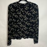 Dana Buchman  Black Cream Patterned Blazer Evening Jacket Sz 10 Photo 5