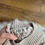 AUMR Ulla Merino Wool Sweater In Ivory/Oatmeal White Size XS Photo 6