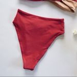 l*space L* Women’s Color Block Nancy Lee Bitsy Bikini Bottom Brick Champagne Photo 8