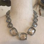 White House | Black Market WHBM bold graduated faceted smoky stone necklace Photo 0