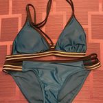 Xhilaration Blue Bathing Suit Set - Top Size Small/ Bottom Size Medium Photo 0