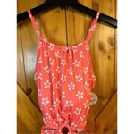 Decree  Womens Textured Floral One Piece Swimsuit Juniors Size XXL nwt (0217) Photo 4