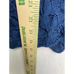 LRL Lauren Jeans Co Ralph Lauren Blue Knit Cardigan Sweater Women's M/M Cotton Size M Photo 13