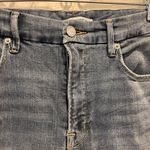 Good American  Jeans Women's 14/32 Blue Good Waist‎ Distressed Stretch High Rise Photo 5