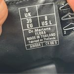 Dr. Martens Women's Flora Croc Chelsea Boot Black Leather Sz 8 Photo 9