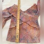 BB Dakota by Steve Madden Orange You Dreamy Off the Shoulders Bohemian Top Small Photo 2