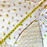 Love Streak Mini Bouquets Ribbed Notched Neck Long Sleeve XL White Photo 6