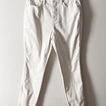 Free People Off White Beige High Rise Skinny Leg Jeans Size 27 Cotton Blend Photo 0