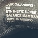 Steve Madden  Lando Black Leather Slip On Toe Chunky Platform Loafers Shoes 8M Photo 6