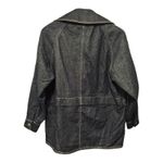 Free People  Denim Car Coat Large NWOT Photo 8