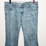 7 For All Mankind Women's Wide Leg Low To MidRise Flare Light Blue Jeans Photo 1