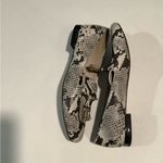 ZARA  Monochrome Snakeskin Pattern Loafers Photo 1