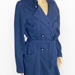 CAbi  Navy Blue All Day Belted Trench Coat M” Photo 6