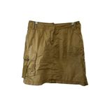 J.Crew  Y2K Khaki Mini 100% Cotton Cargo Skirt Women's Size 8 Photo 4