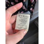 Joanie Pearl Button Collar Folk Heart Black Midi Dress 12 Femme Romantic Granny Size 8 Photo 7