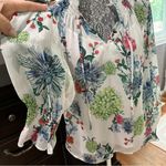 Loft Floral Sheer Blouse Size S Photo 3
