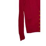 Sparrow Anthropologie Women Cardigan Sweater Chiffon Bow Polka Dot Red Size XS Photo 2