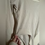 Lululemon Wundermost Ultra-Soft Square-Neck Long-Sleeve Bodysuit Sz S Riverstone Photo 8